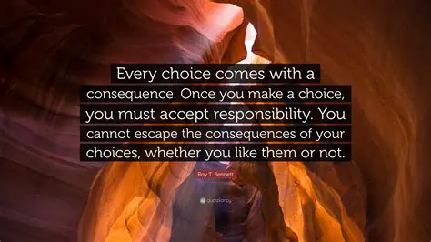A World of Choice and Consequence