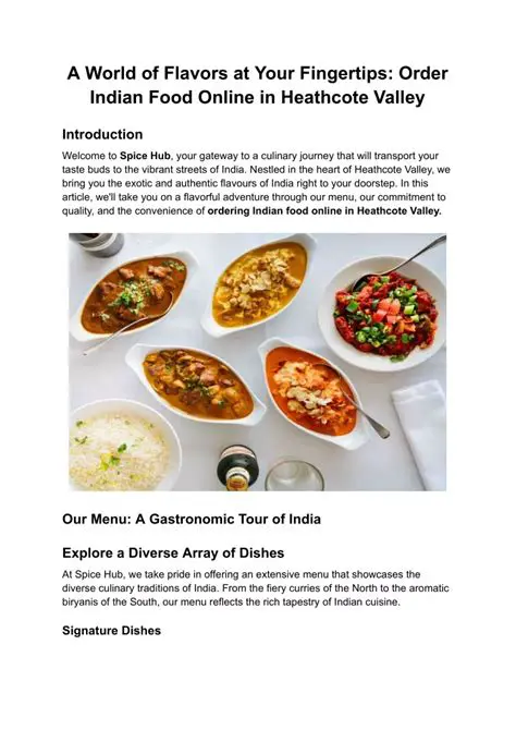 A World of Flavors at Your Fingertips