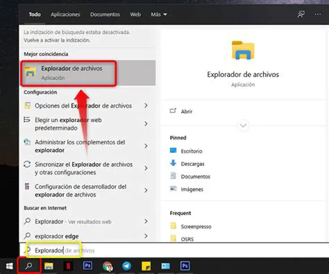 Abrir Explorador de Archivos