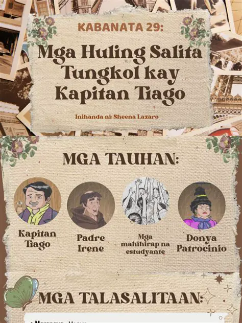 Ang Pagtanggi ni Kapitan Tiago sa mga Kultura ng mga Kastila