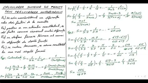 Calcularea Sumelor Cifrelor