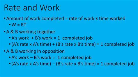 Calculating Combined Work Rate