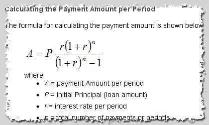 Calculating Monthly Interest Payments