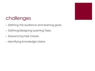 Challenges of Defining New Classes