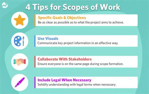 Clearly defining the scope of work