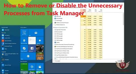 Close or kill unnecessary processes