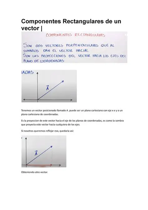 Componentes Rectangulares del Vector S