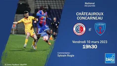 Concarneau - Châteauroux : Analyse et Aperçu du Match de National