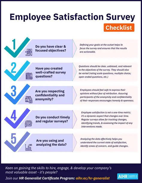 Conduct regular satisfaction surveys