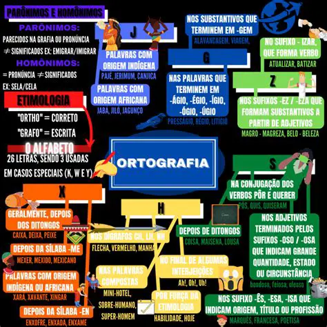 Conhecimento de regras de ortografia