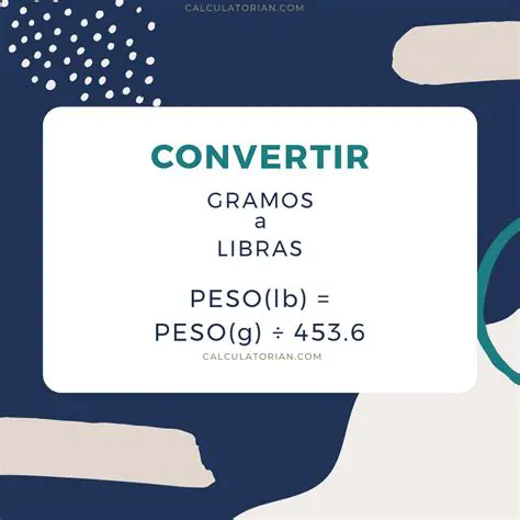Convertir el peso de los cuadernos de libras a gramos