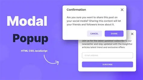 Create a confirmation modal popup