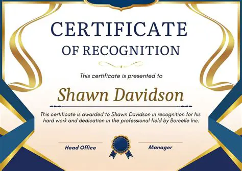Customizable Certificate Templates