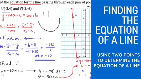 Deriving the Equation of a Line