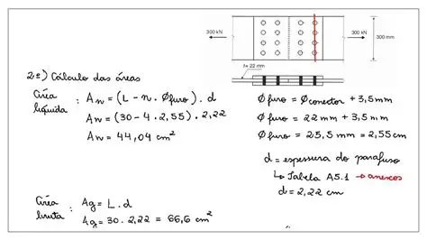 Dimensionamento da Barra Tracionada