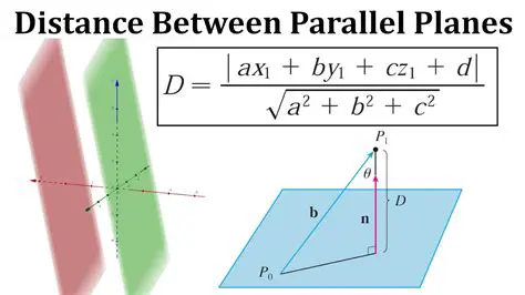 Distance between parallel sides