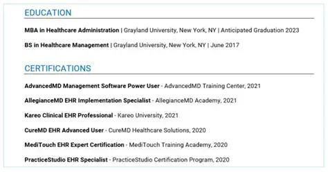 Education or certifications after high school