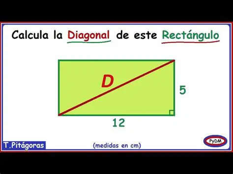 Encontrando la Longitud de la Diagonal
