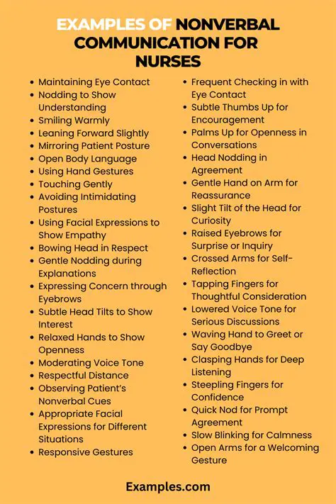 Examples of Nonverbal Communication in Healthcare Settings