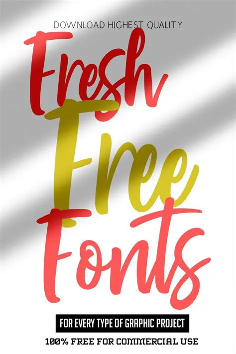 Experiment with different fonts and graphics