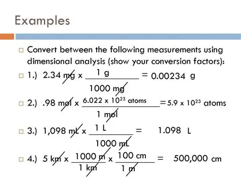 Finding the Conversion Factor
