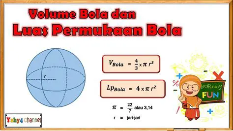 Hitunglah Luas Permukaan Bola dan Volume Bola
