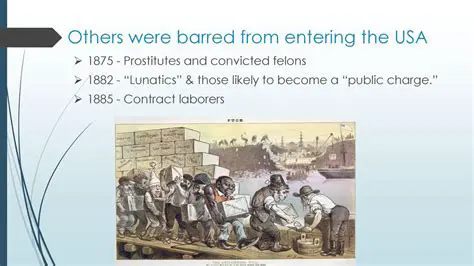 Immigrants who were likely to become a public charge