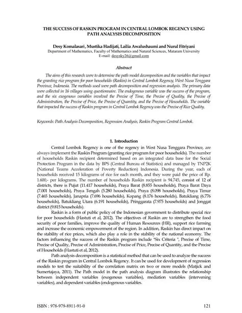 Impact Analysis of the Raskin Program