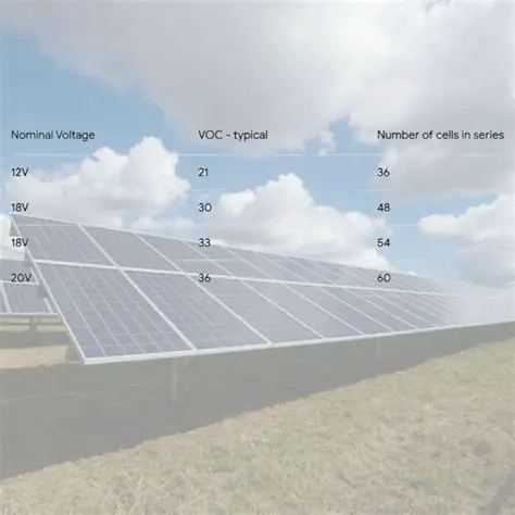 Increase the total voltage of solar panels