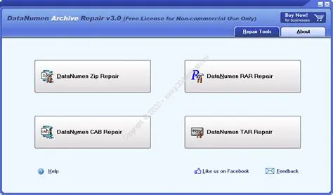 Key Features of DataNumen Archive Repair