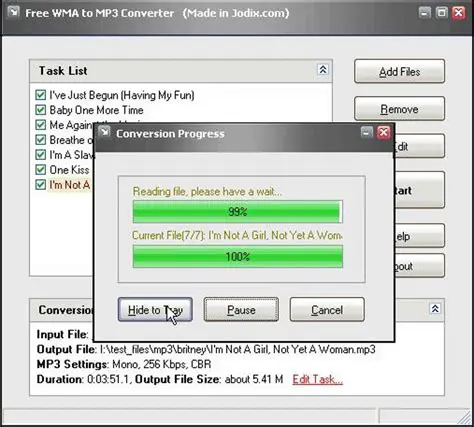 Key Features of iovSoft Free WMA MP3 Converter