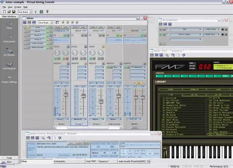 Key Features of SpinAudio Virtual Mixing Console