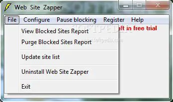 Key Features of Web Site Zapper