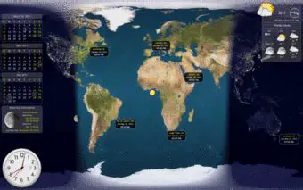 Key Features of WorldClock Screen Saver