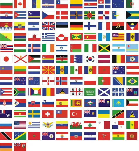 Los colores de las banderas