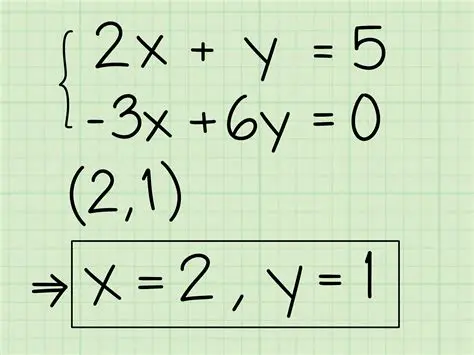 Methods of Solving Linear Equations in Two Variables