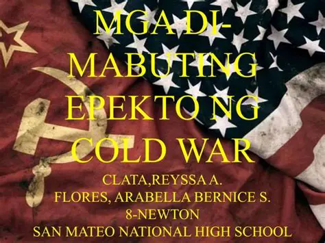 Mga Katangian ng Cold War at Kahalagahan Nito