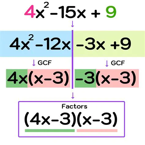 Not factoring the polynomial