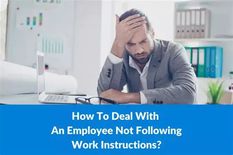 Not following instructions
