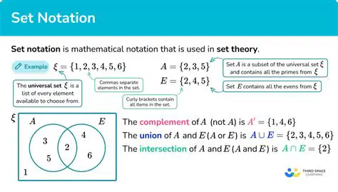 Notation Used in Set Theory