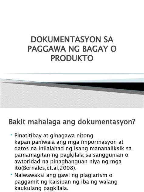 Pagsasagawa ng mga proseso ng paggawa ng produkto
