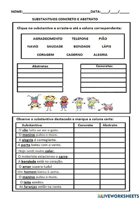 Perguntas e Respostas sobre Substantivos Concretos e Abstratos