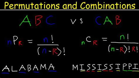 Permutations and Combinations