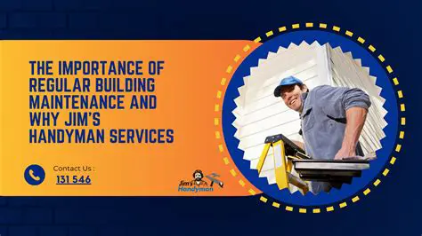Regular building maintenance