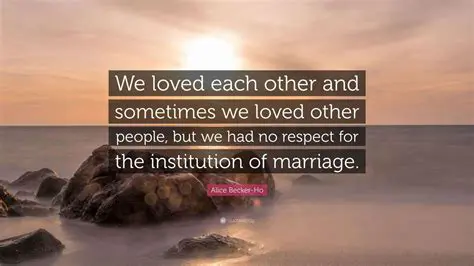 Respect for the Institution