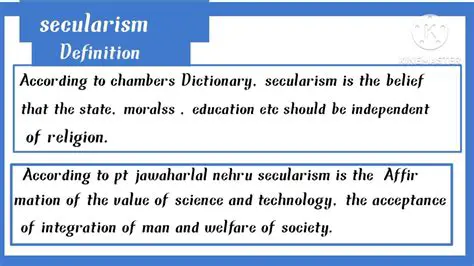 Significance of a Secular Stance on Religion