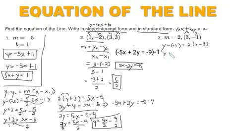 Solving for the Equation of Line BC