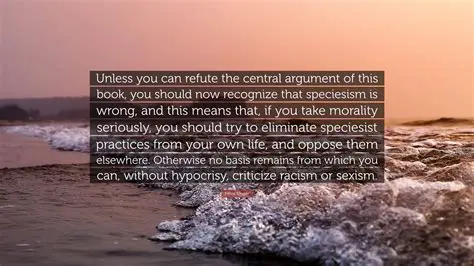 The Argument from Speciesism