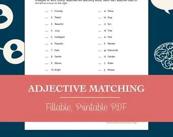 The Basics of Adjective Matching