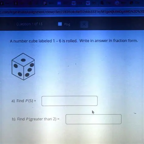 The Basics of Rolling a Number Cube